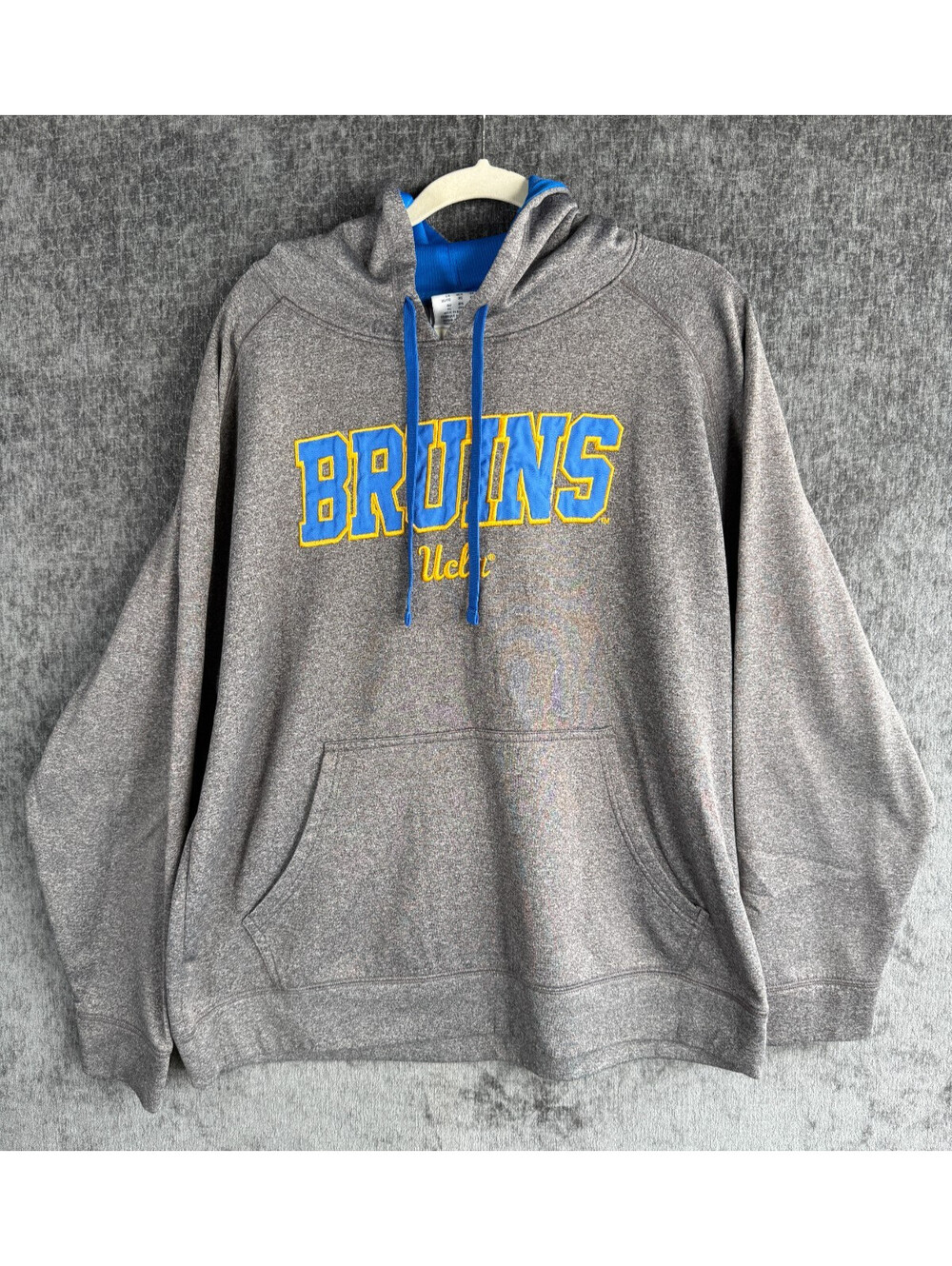 Champion UCLA Bruins Hoodie Sweatshirt Mens XL Gray Blue Fleece Pullover